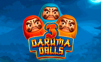 3 DARUMA DOLLS